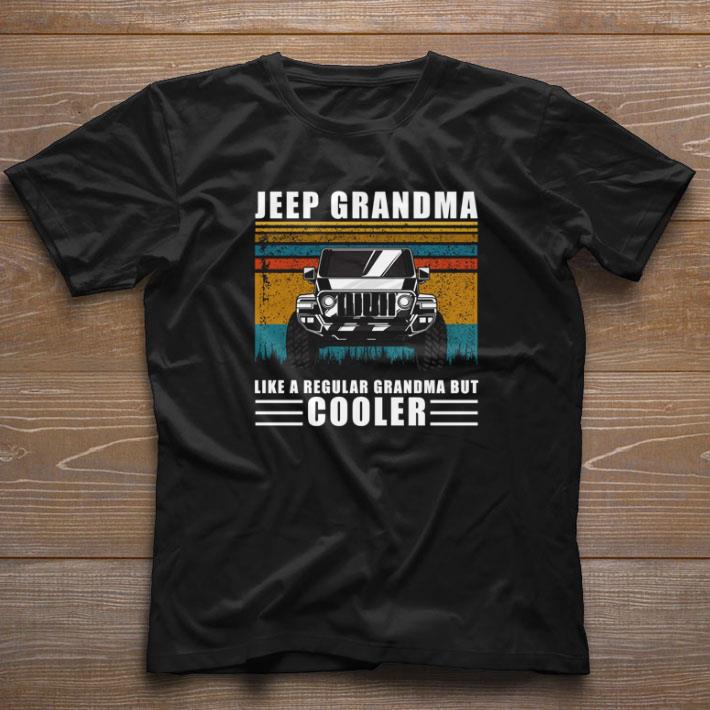 Official Vintage Jeep Grandma Like A Regular Grandma But Cooler shirt