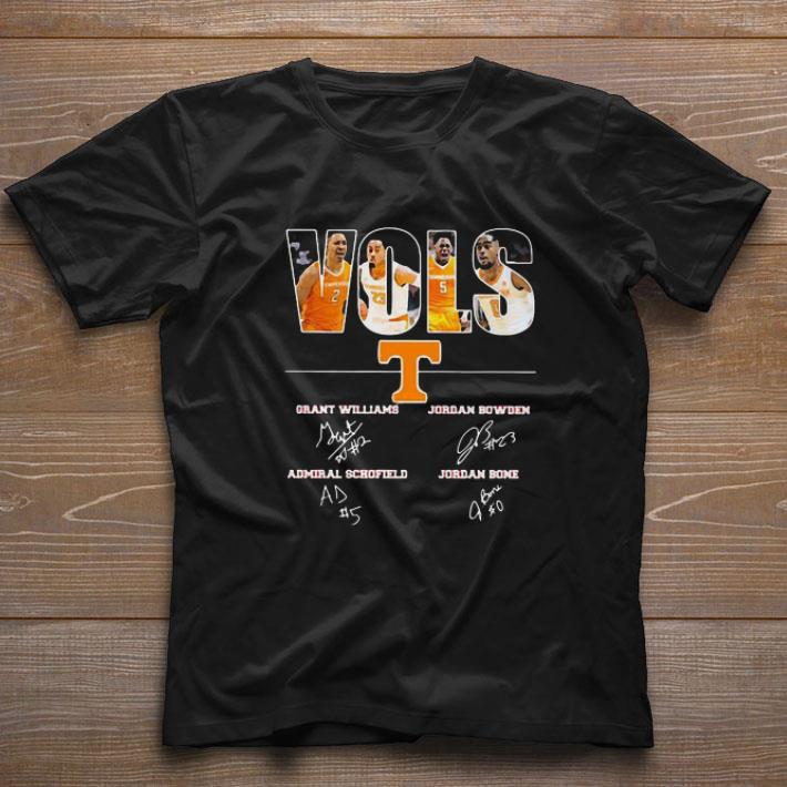 Funny Tennessee Volunteers Vols Players Signatures shirt
