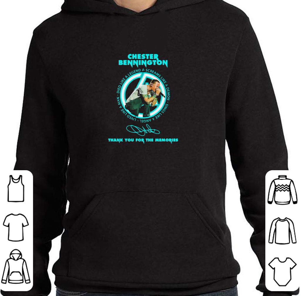 Original Chester Bennington thank You for the memories signature shirt 79bcbc35 original chester bennington thank you for the memories signature shirt 4 - Original Chester Bennington thank You for the memories signature shirt