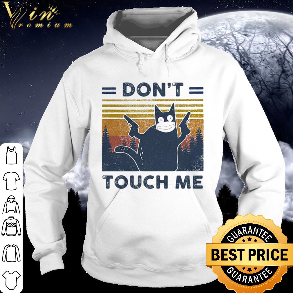 7c7b5252 coronavirus dont touch me pewpew cat mask vintage shirt 4 - Coronavirus Dont Touch Me Pewpew Cat Mask Vintage shirt