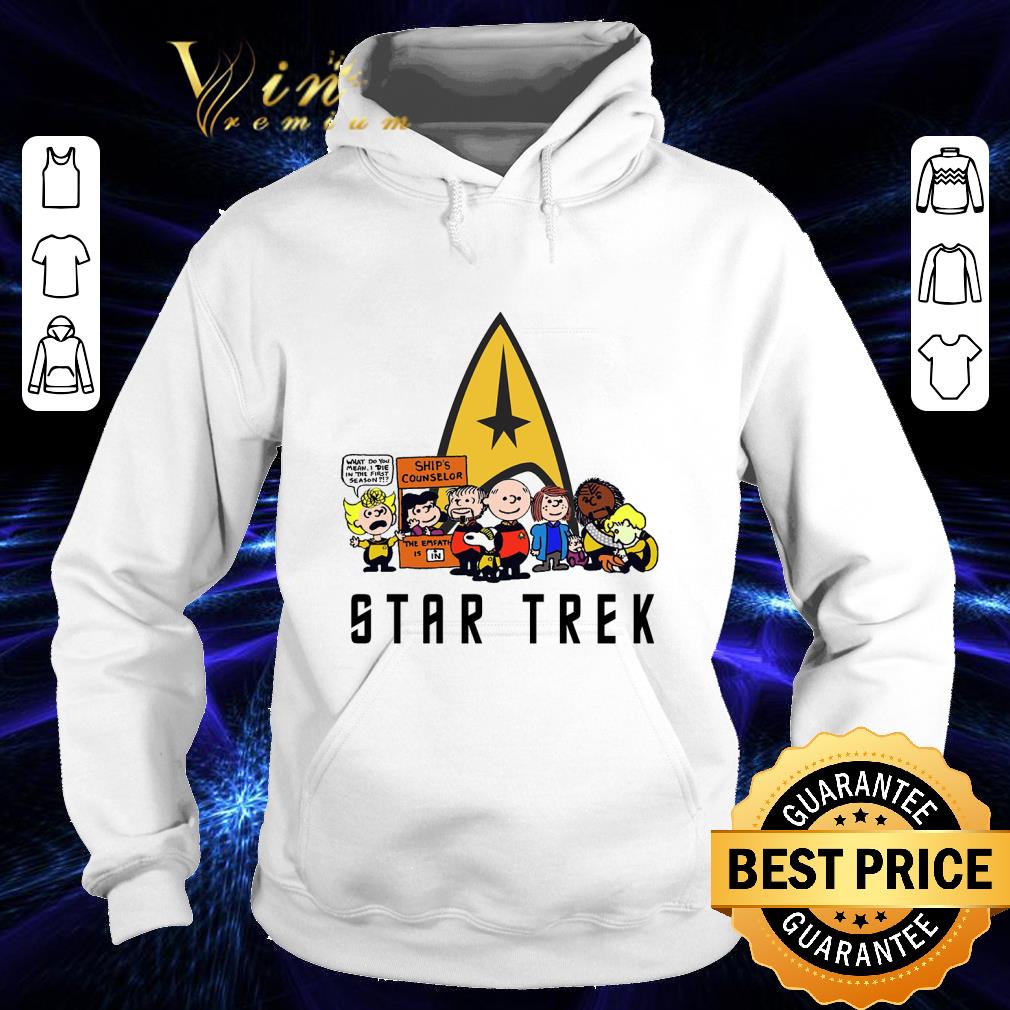 83031fa3 star trek ship s counselor peanuts characters shirt 4 - Star Trek Ship's Counselor Peanuts Characters shirt