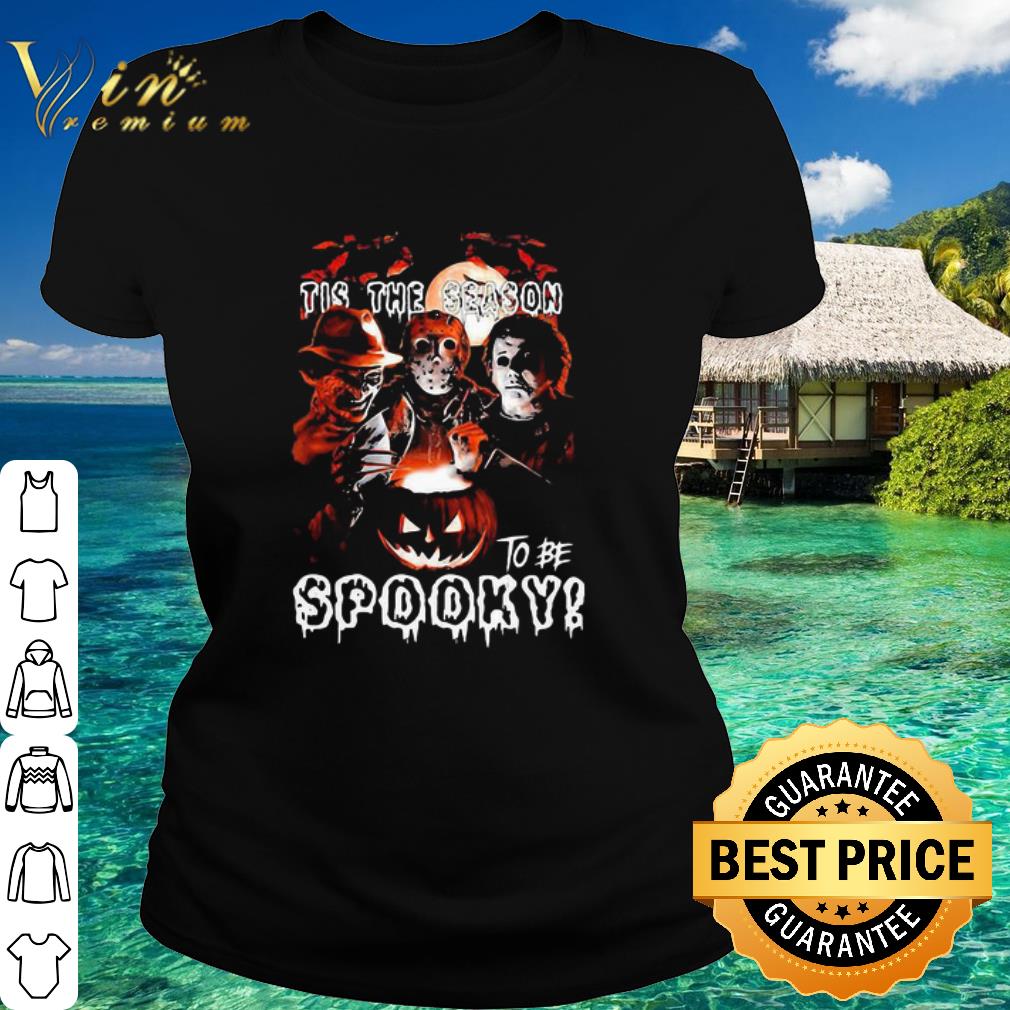 Best Halloween horror characters tis the season to be spooky shirt