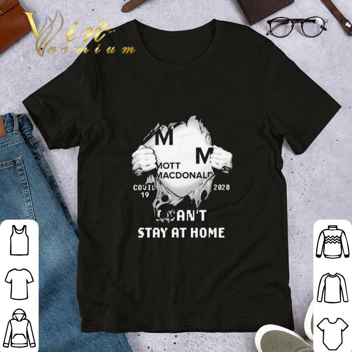 Mott Macdonald Insides Me Covid-19 2020 I Can’t Stay At Home shirt