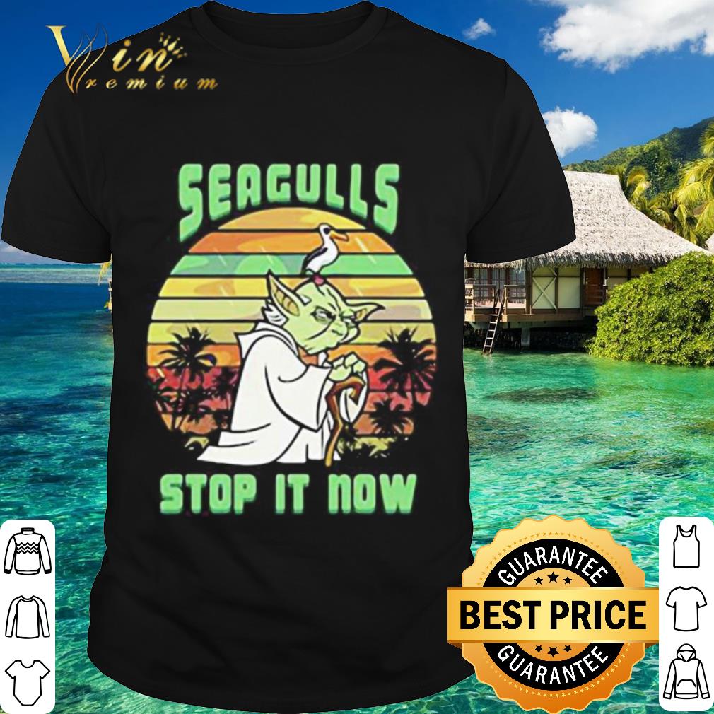 Cool Master Yoda And Duck Seagulls Stop It Now Vintage shirt