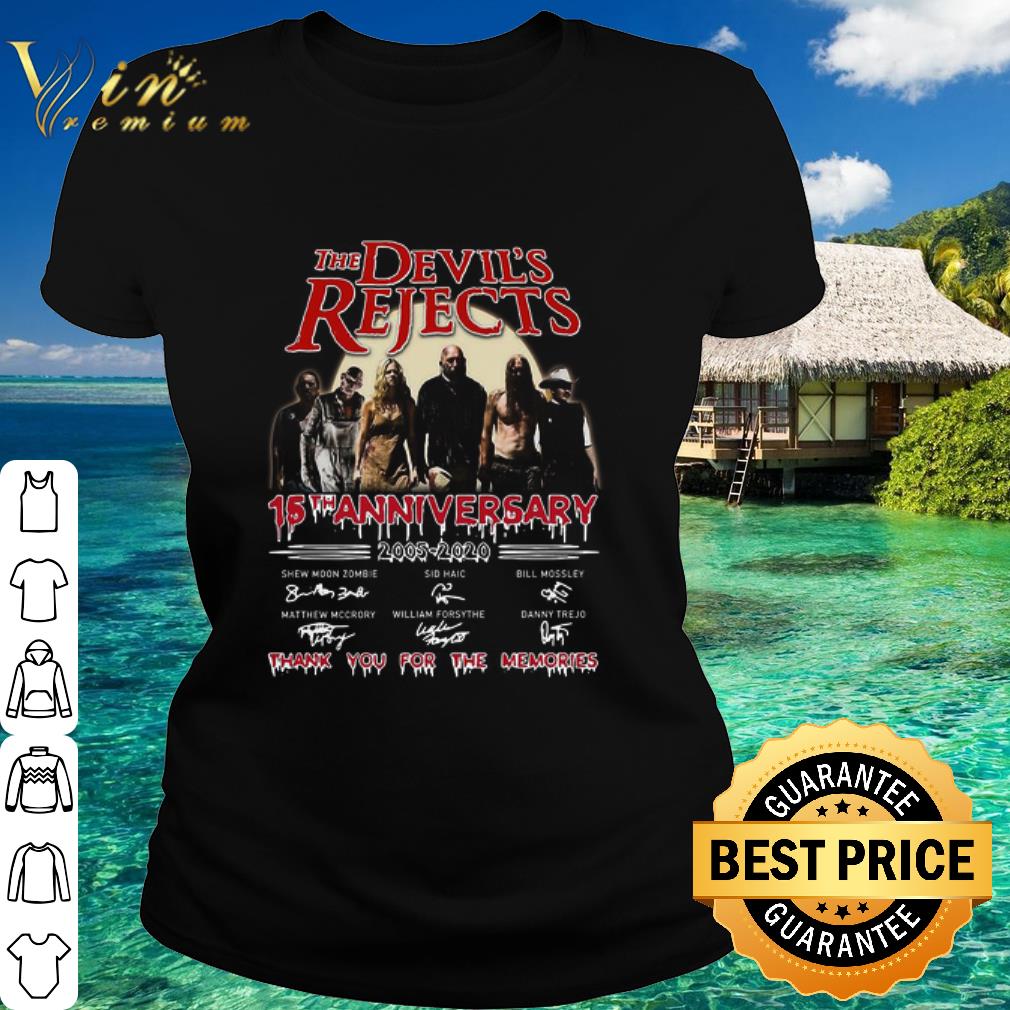 Cool The Devil’s Rejects 15th Anniversary 2005 2020 Signatures shirt