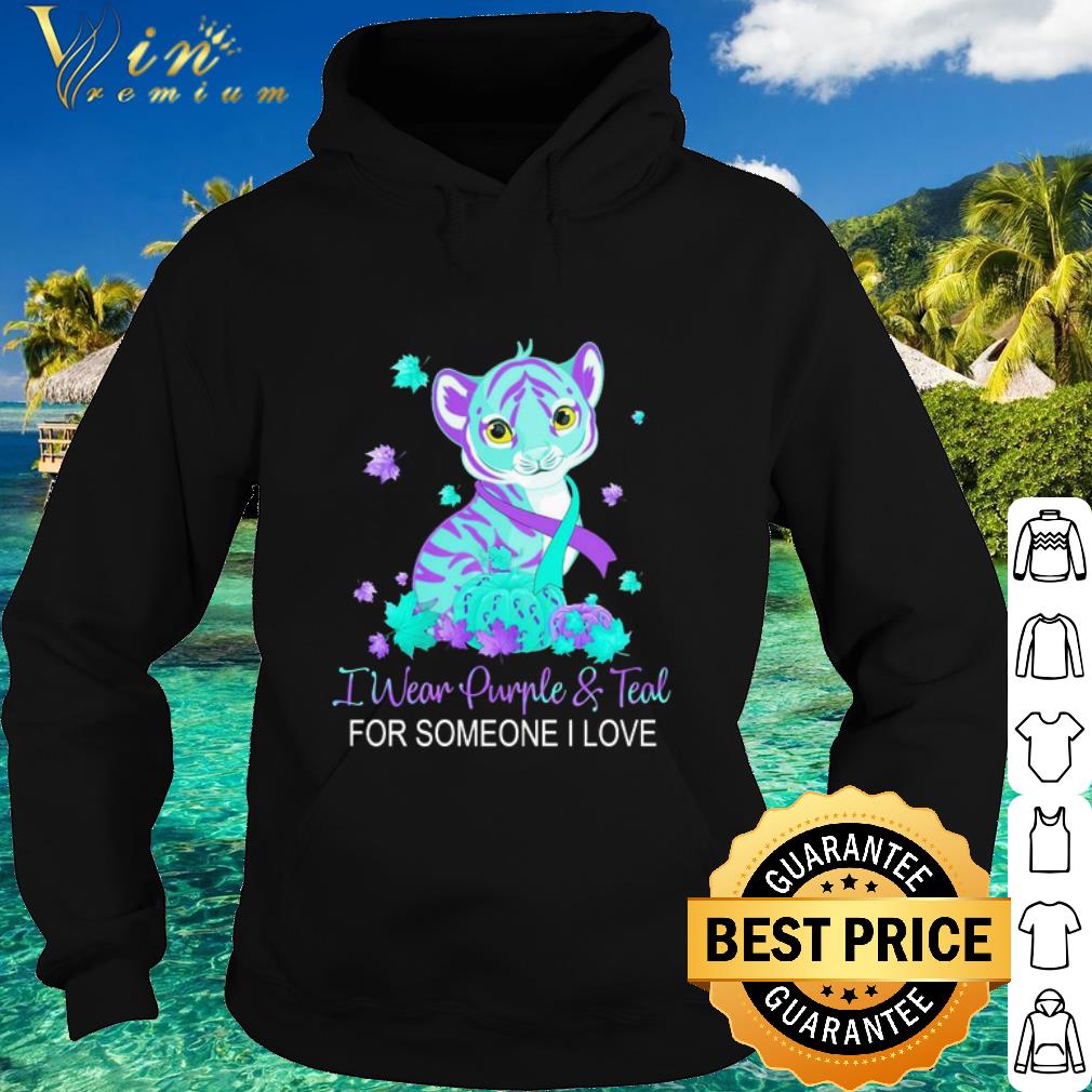 a1e06f98 original tiger i wear purple and teal for someone i love shirt 4 - Original Tiger I Wear Purple And Teal For Someone I Love shirt