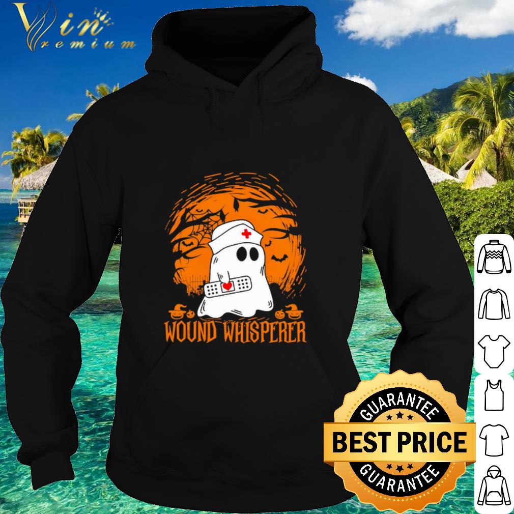a2f6ff5a pretty halloween ghost wound whisperer shirt 4 - Pretty Halloween Ghost Wound Whisperer shirt