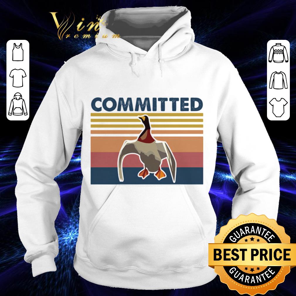 Duck committed vintage retro shirt b1542bca duck committed vintage retro shirt 4 - Duck committed vintage retro shirt