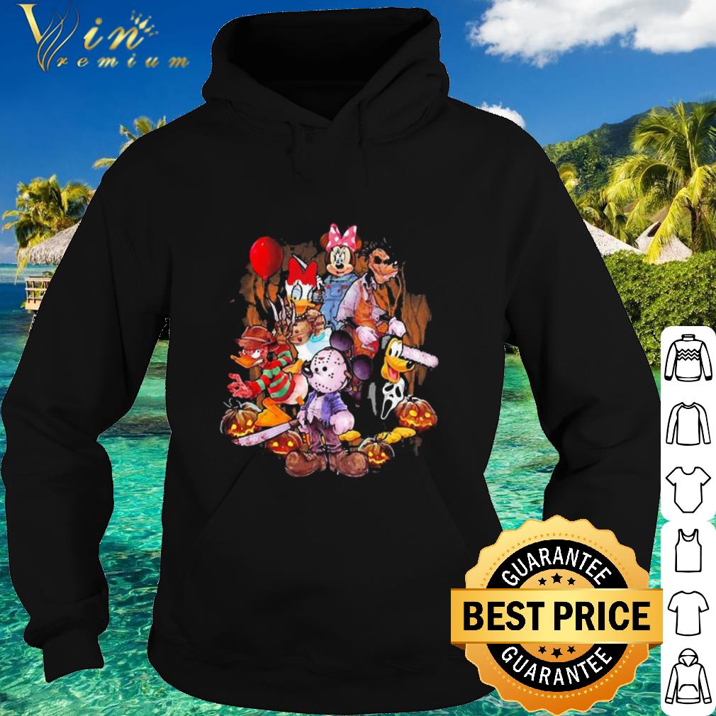 b2b2742a top mickey mouse and friends mashup horror character shirt 4 - Top Mickey Mouse And Friends mashup Horror Character shirt