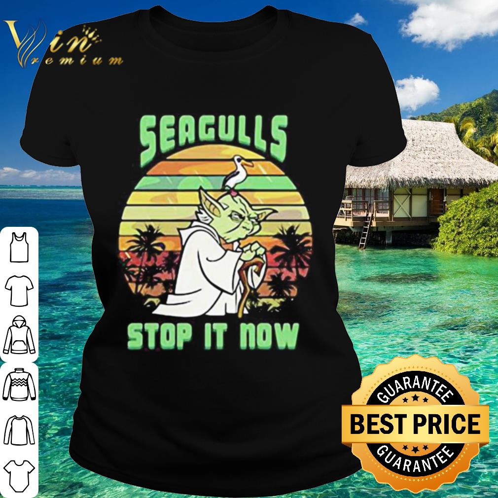 Cool Master Yoda And Duck Seagulls Stop It Now Vintage shirt