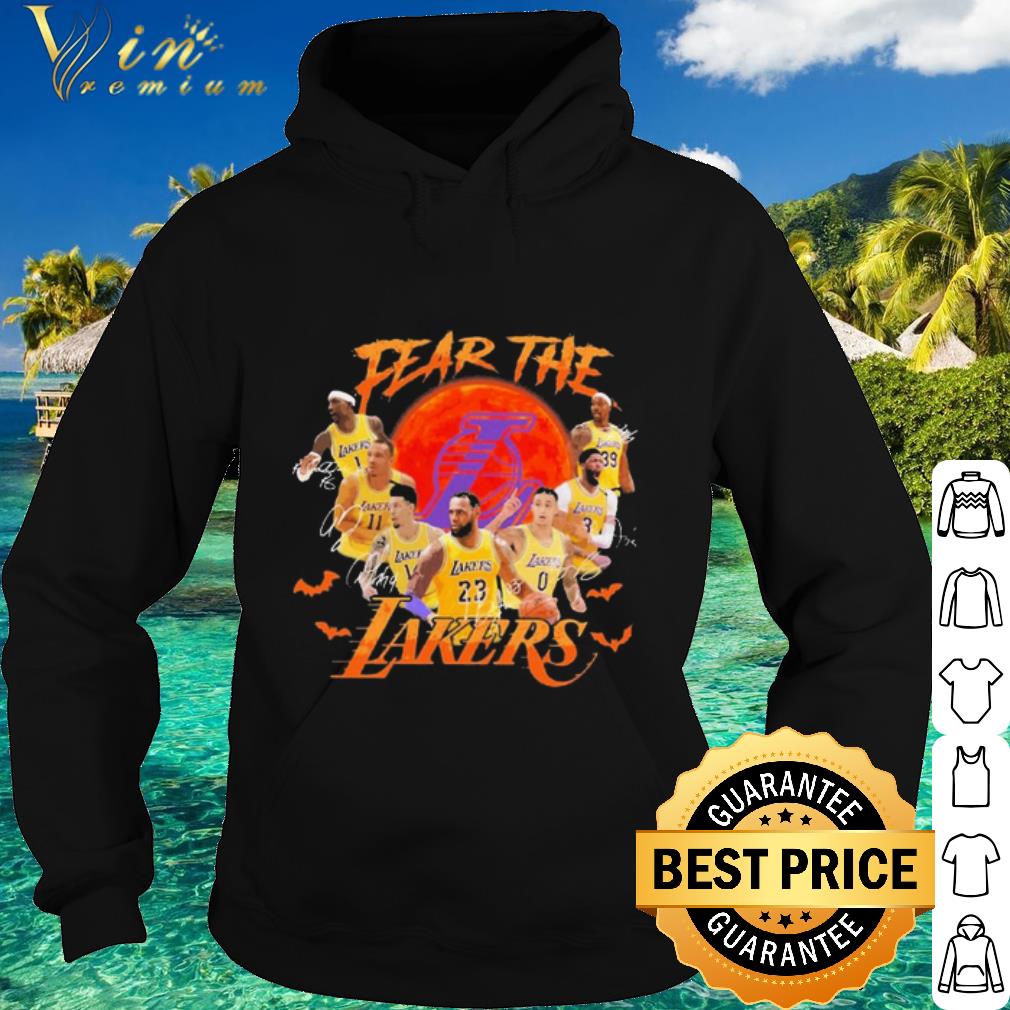 bf1a50a8 cool los angeles lakers fear the lakers signatures shirt 4 - Cool Los Angeles Lakers Fear The Lakers Signatures shirt