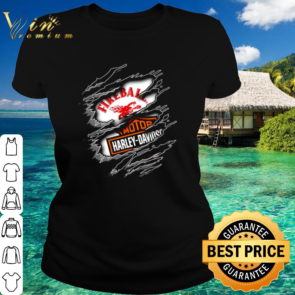 Pretty Fireball Motor Company Harley Davidson shirt