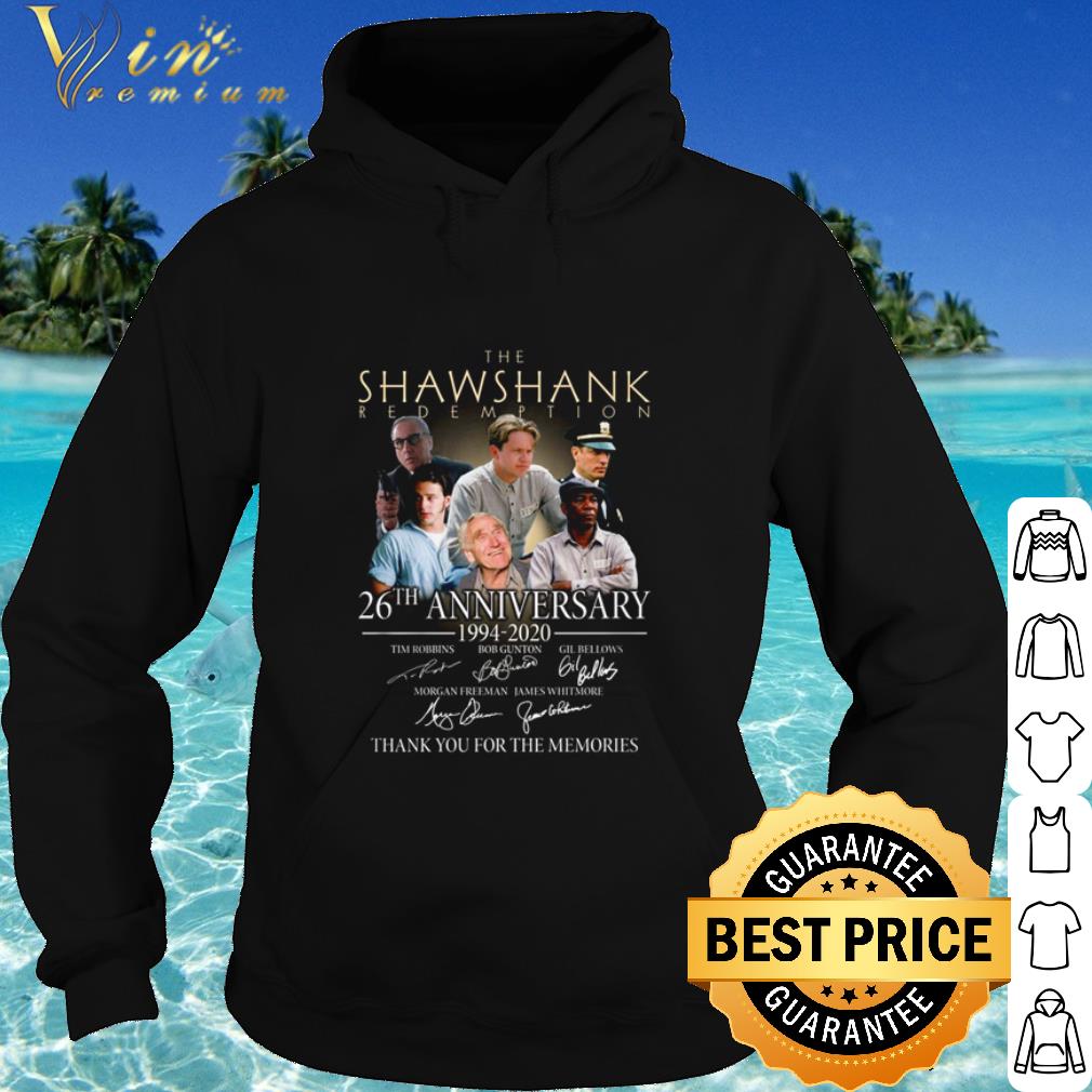 dae1debc best the shawshank redemption 26th anniversary 1994 2020 signatures shirt 4 - Best The Shawshank Redemption 26th Anniversary 1994-2020 Signatures shirt