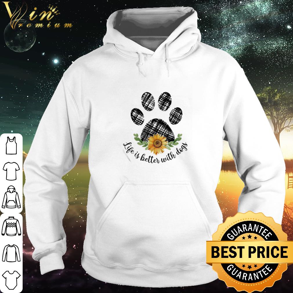 Best Life Is Better With Paw Dogs Sunflower shirt dde3af29 best life is better with paw dogs sunflower shirt 4 - Best Life Is Better With Paw Dogs Sunflower shirt