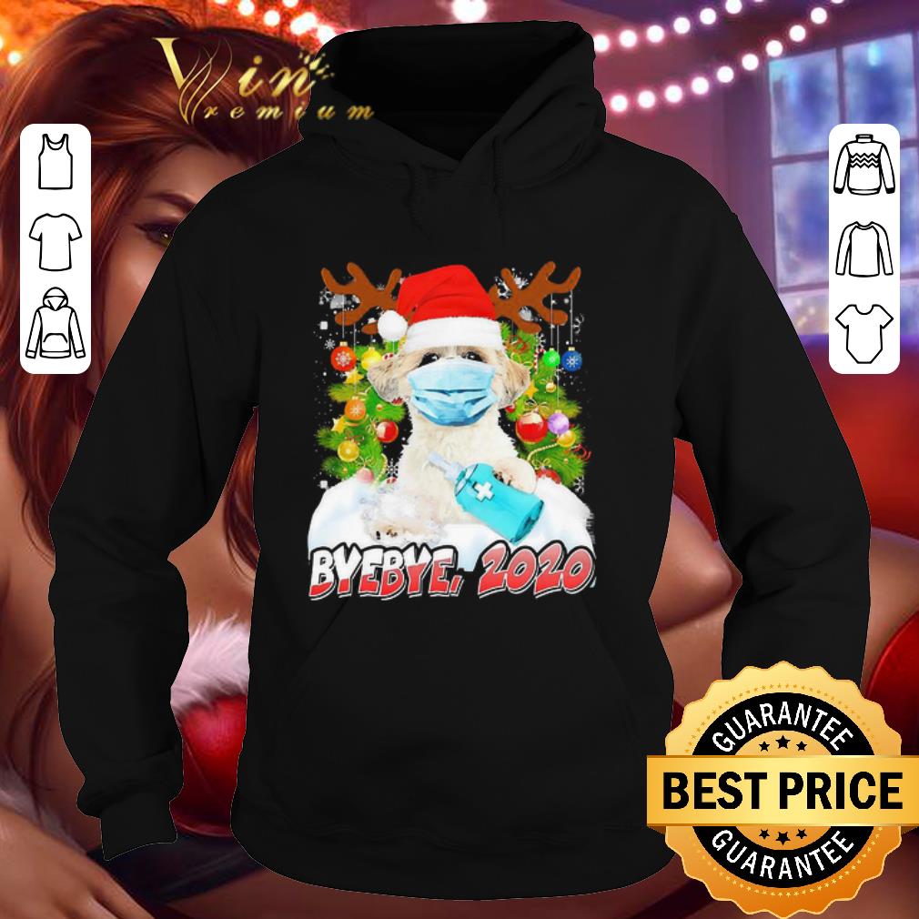 e3c07d2b shih tzu mask wash your hands merry christmas byebye 2020 shirt 4 - Shih Tzu mask wash your hands Merry Christmas byebye 2020 shirt