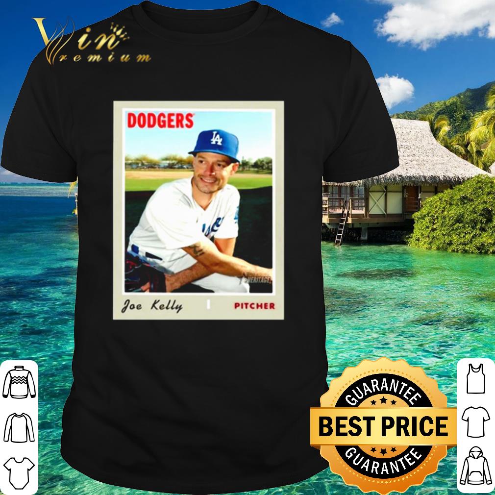 Original Joe Kelly Dodgers signature Pitcher shirt