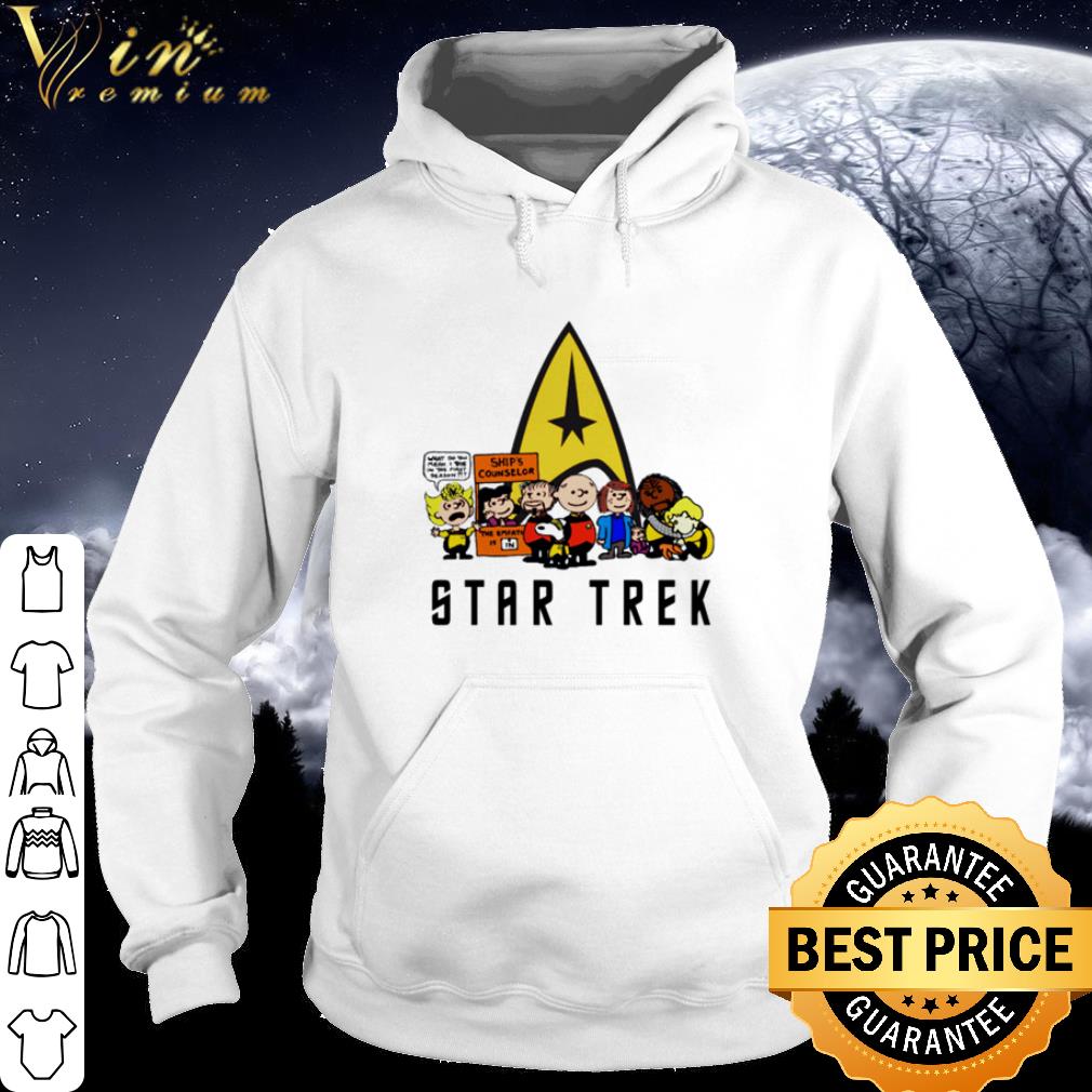 e8102d5f cool peanuts characters mashup star trek shirt 4 - Cool Peanuts characters mashup Star Trek shirt