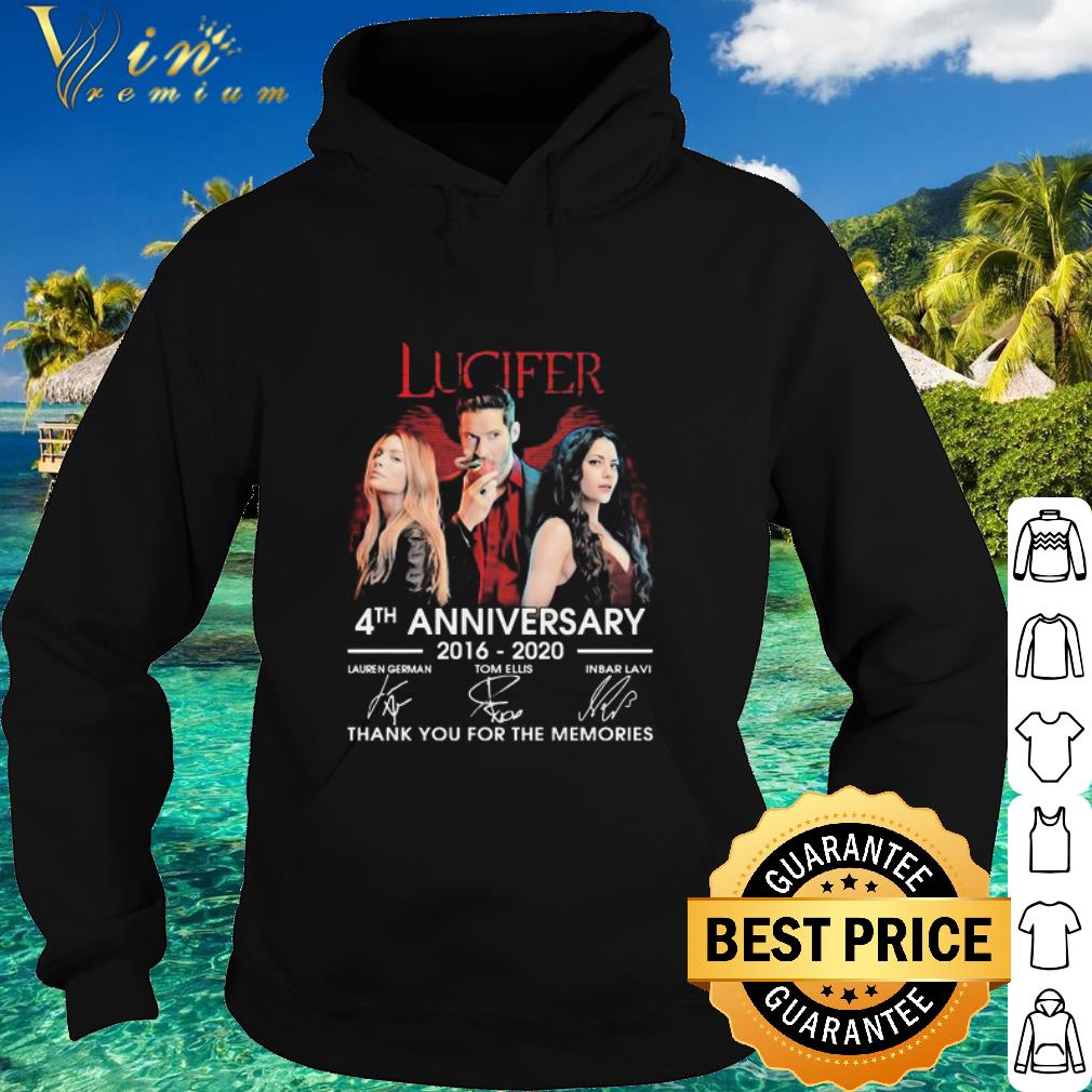 e9030ea9 top lucifer 4th anniversary 2016 2020 thank you for the memories signatures shirt 4 - Top Lucifer 4th anniversary 2016-2020 thank you for the memories signatures shirt