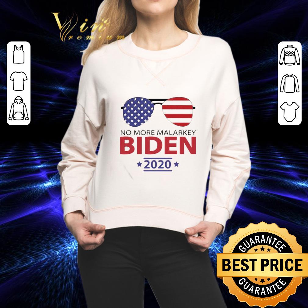 Joe Biden no more malarkey American flag 2020 shirt