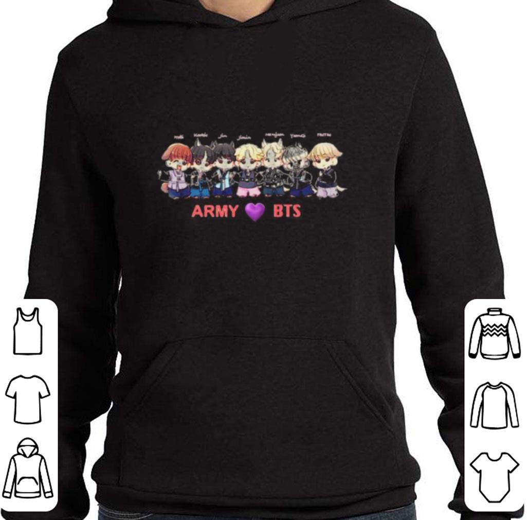 Hot Army BTS Band Members Chibi Heart shirt f66d7ce2 hot army bts band members chibi heart shirt 4 - Hot Army BTS Band Members Chibi Heart shirt