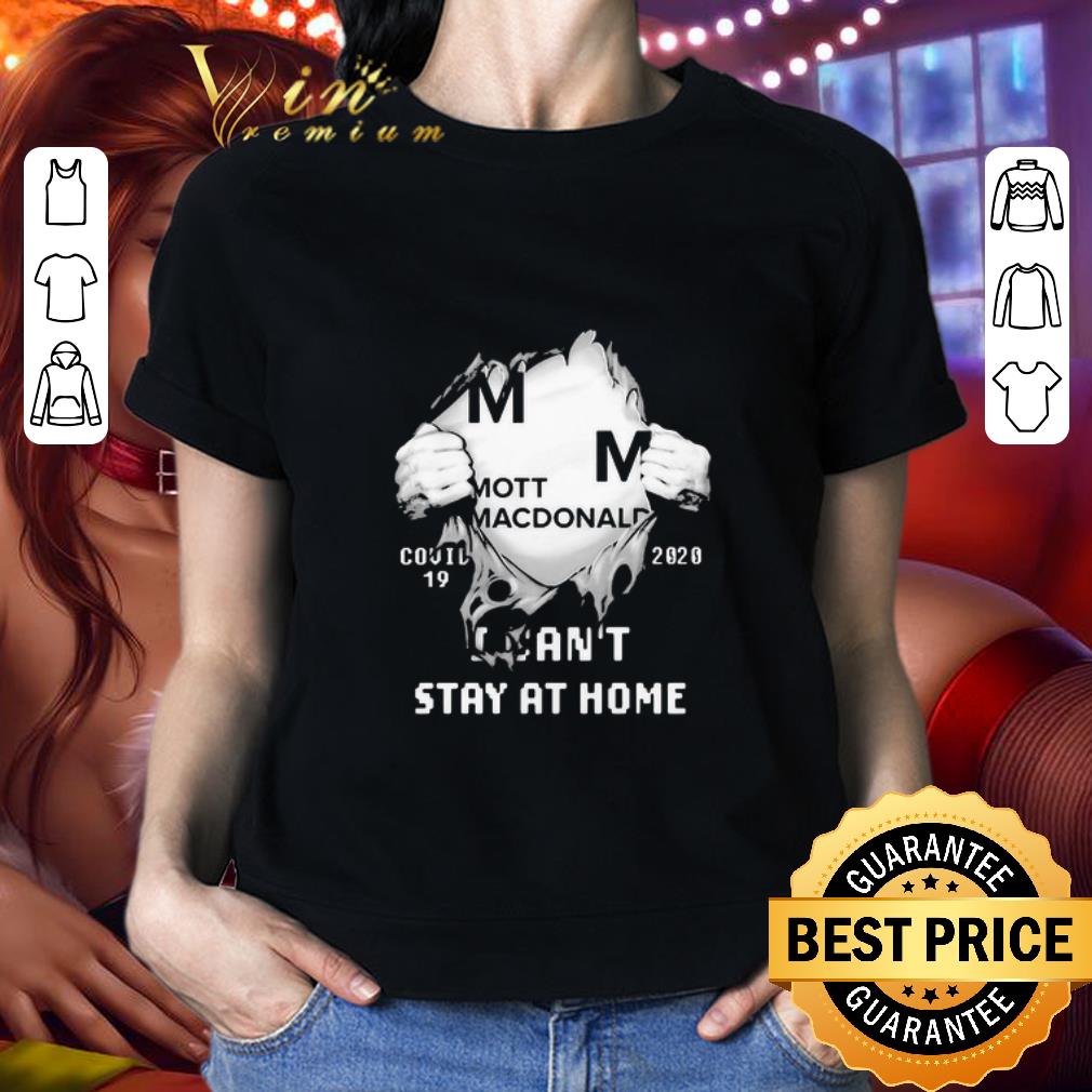 Mott Macdonald Insides Me Covid-19 2020 I Can’t Stay At Home shirt