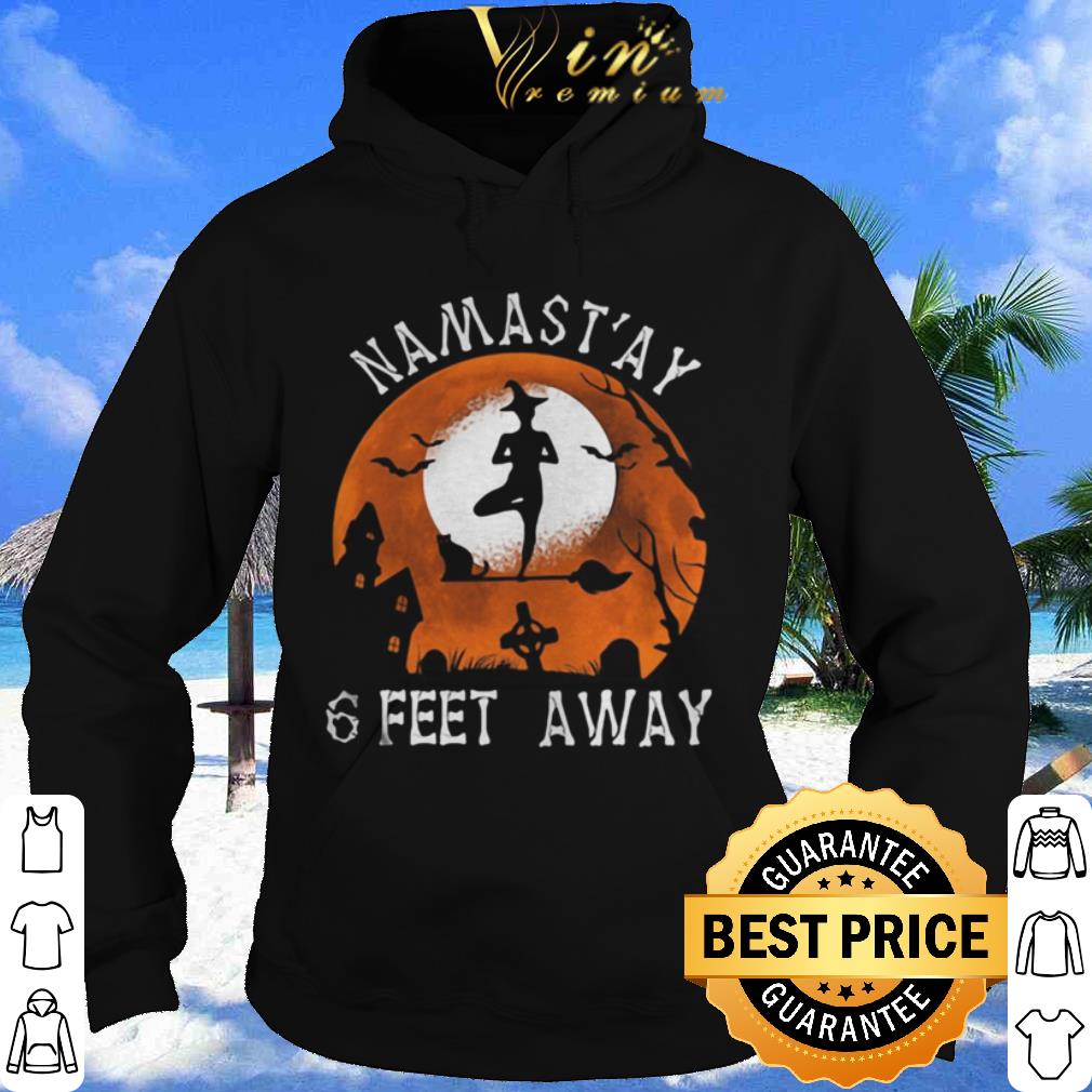 ff4d9179 top witch namastay 6 feet away sunset shirt 4 - Top Witch namastay 6 feet away sunset shirt