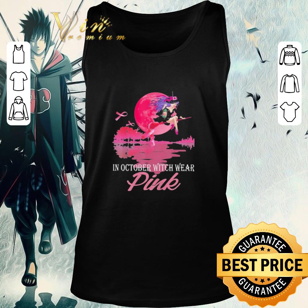 Original In October Witch wear Pink Halloween shirt