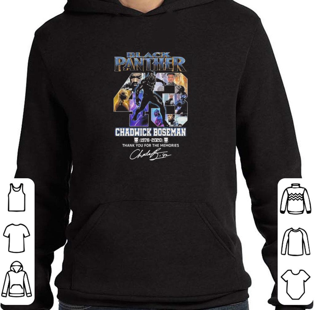 Premium 43 Black Panther Chadwick Boseman 1976 2020 shirt 102561b3 premium 43 black panther chadwick boseman 1976 2020 shirt 4 - Premium 43 Black Panther Chadwick Boseman 1976 2020 shirt