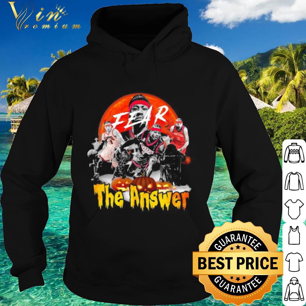 13c1f18b top halloween fear the answer basketball sunset shirt 4 - Top Halloween fear the answer basketball sunset shirt
