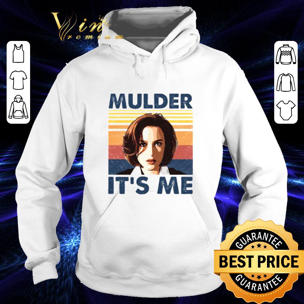 145aca34 funny gillian anderson mulder it s me vintage shirt 4 - Funny Gillian Anderson Mulder it's me vintage shirt