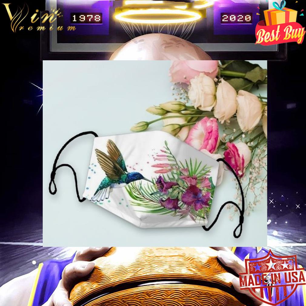 Beautiful hummingbird floral face mask 1af31c53 beautiful hummingbird floral face mask 4 - Beautiful hummingbird floral face mask