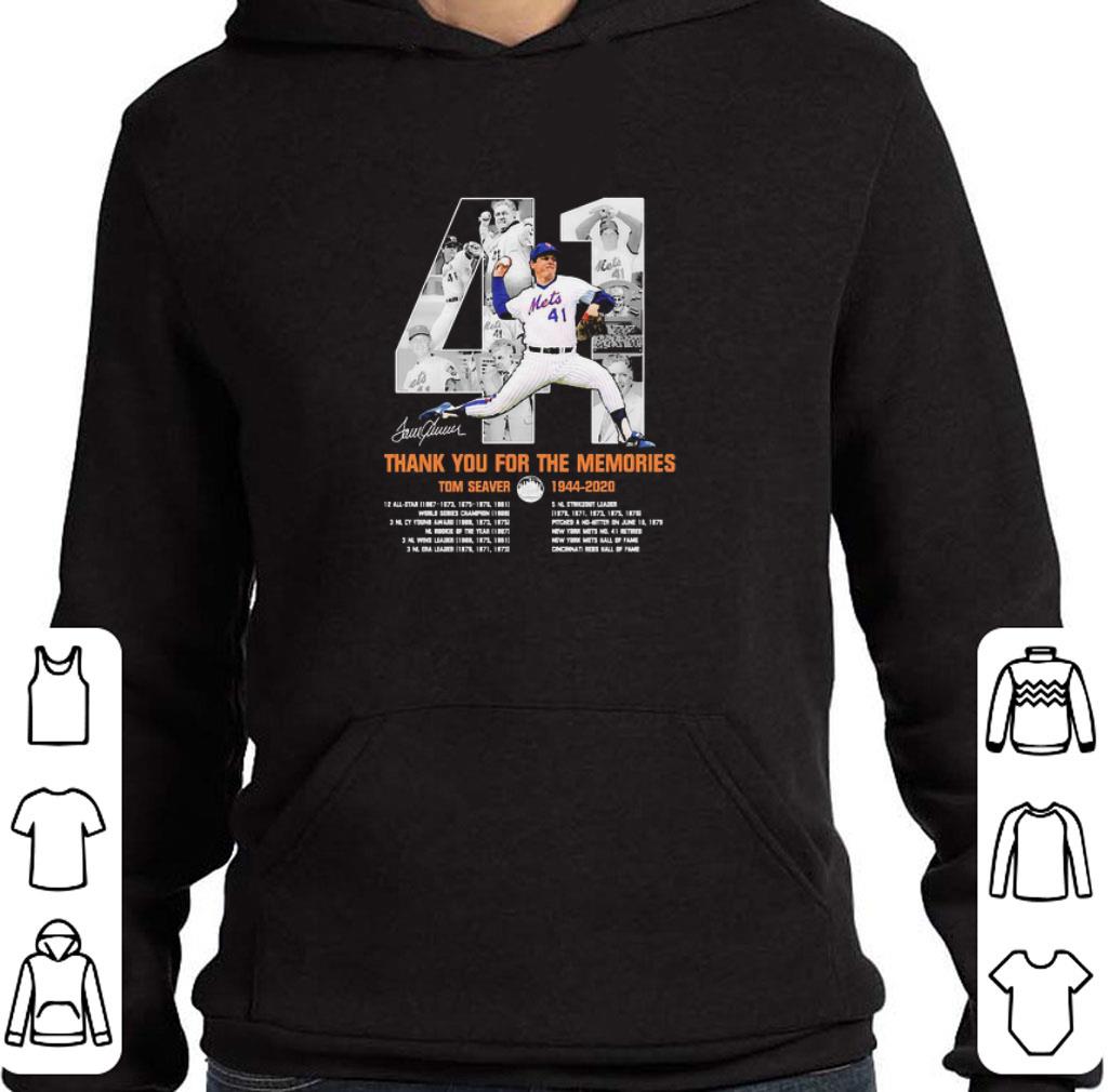 1b80ecb2 premium 41 tom seaver 1944 2020 thank you for the memories signature shirt 4 - Premium 41 Tom Seaver 1944 2020 thank You for the memories signature shirt