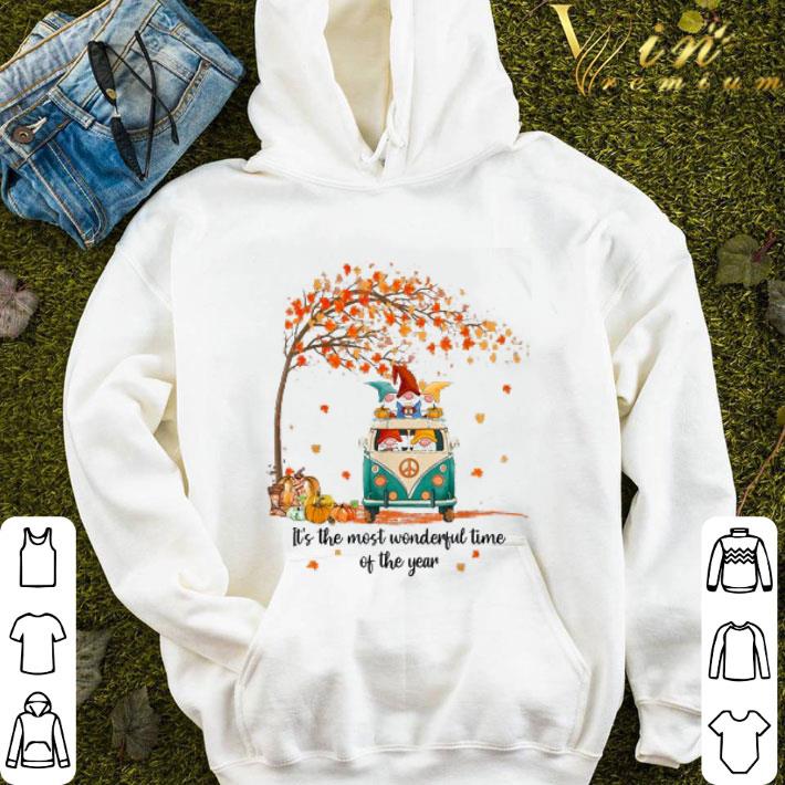 1bc78da1 gnomes it s the most wonderful time of the year autumn tree shirt 4 - Gnomes It's the most wonderful time of the year Autumn tree shirt