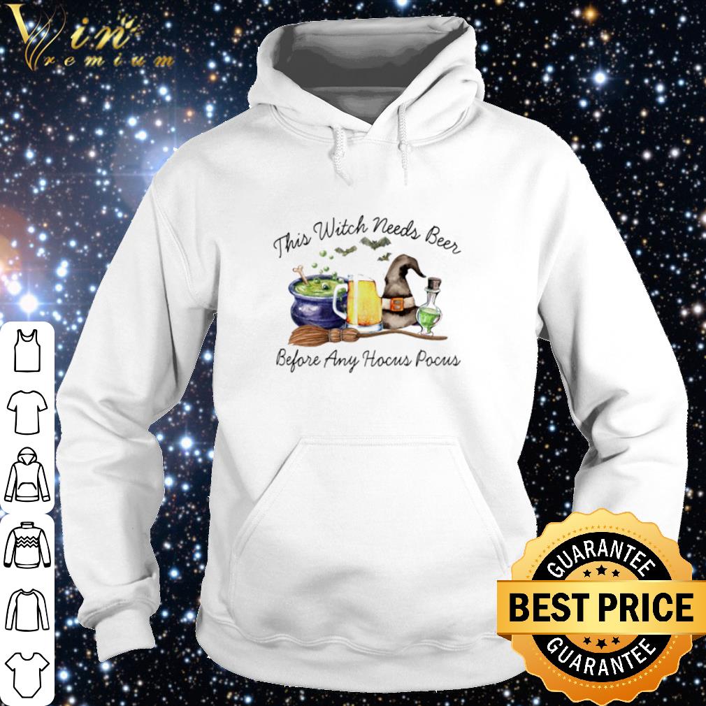 Cool Halloween This Witch Needs Beer Before Any Hocus Pocus shirt 33bf9358 cool halloween this witch needs beer before any hocus pocus shirt 4 - Cool Halloween This Witch Needs Beer Before Any Hocus Pocus shirt