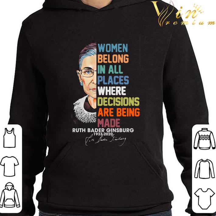 38807eff women belong in all places ruth bader ginsburg 1933 2020 signature shirt 4 - Women belong in all places Ruth Bader Ginsburg 1933-2020 signature shirt