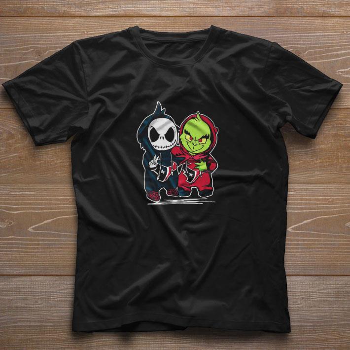 Top Halloween pumpkin Jack Skellington hug Bud Light nightmare before Beer shirt