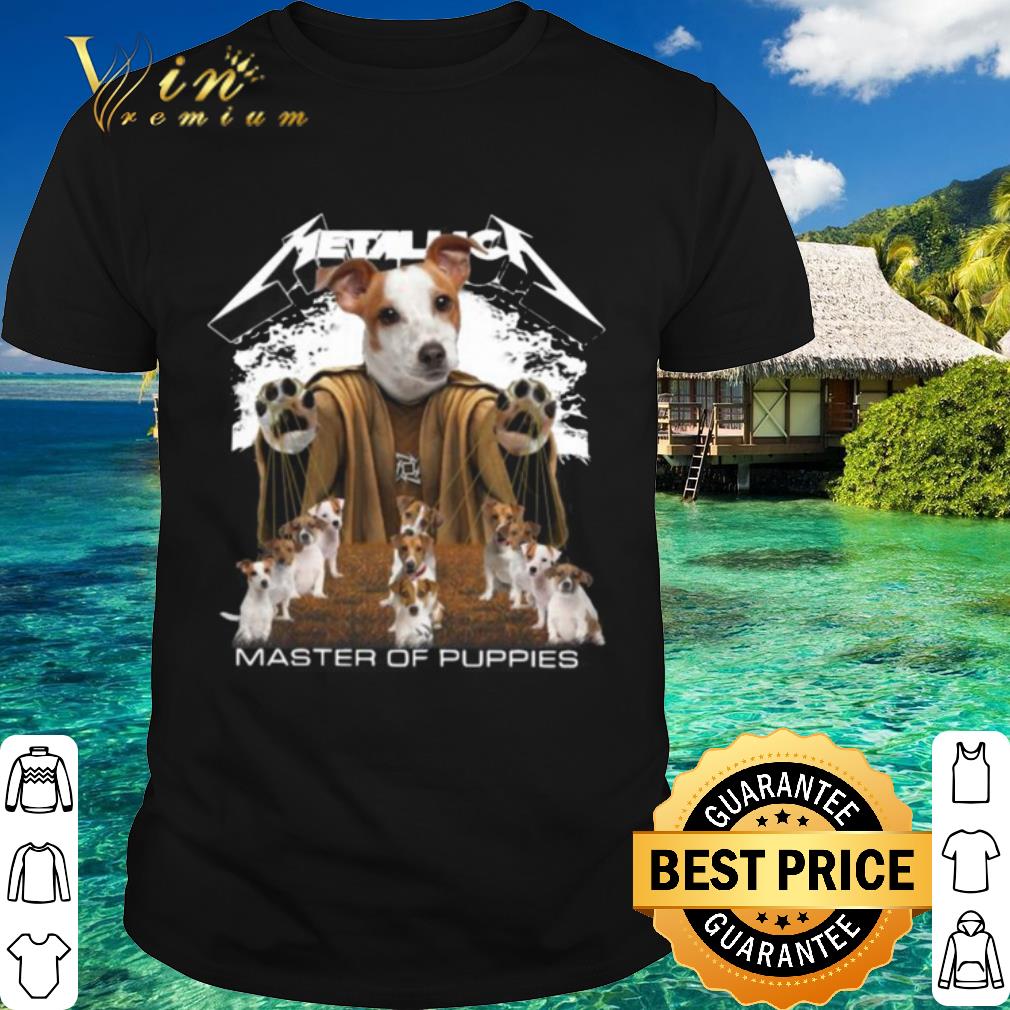 Best Russell Terrier mashup Metallica Master Of Puppies shirt