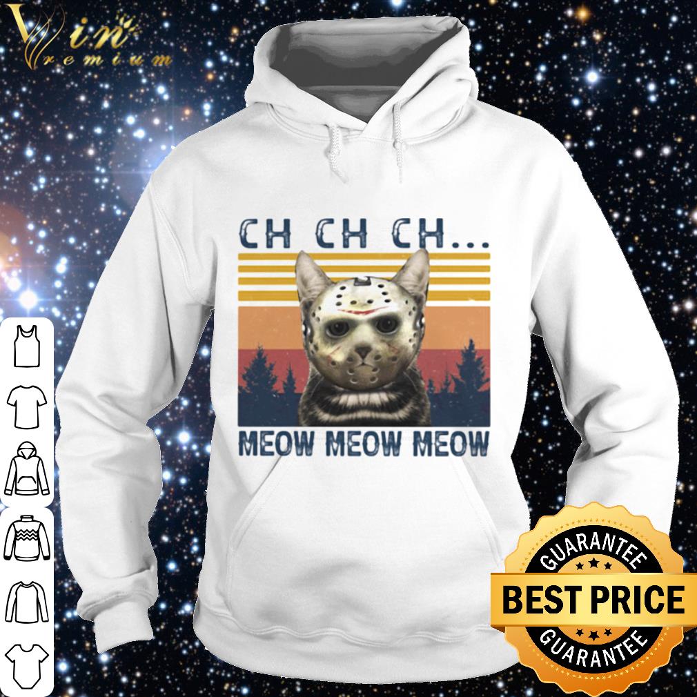 4a5e77e1 original halloween jason voorhees cat ch meow vintage shirt 4 - Original Halloween Jason Voorhees Cat Ch Meow Vintage shirt