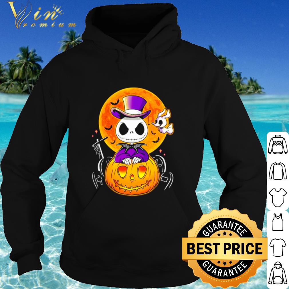 4d9b75b2 pretty jack skellington and zero ghost pumpkin halloween shirt 4 - Pretty Jack Skellington and zero ghost pumpkin Halloween shirt