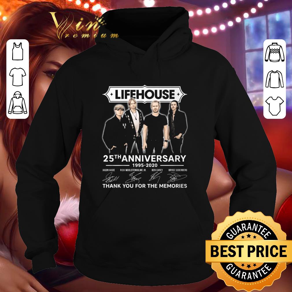 4fc21d91 awesome lifehouse band 25th anniversary 1995 2020 signatures shirt 4 - Awesome Lifehouse Band 25th anniversary 1995-2020 signatures shirt