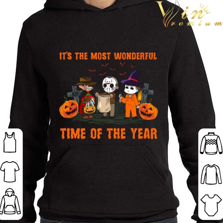 5b464aa9 it s the most wonderful time of the year horror characters shirt 4 - It's the most wonderful time of the year horror characters shirt