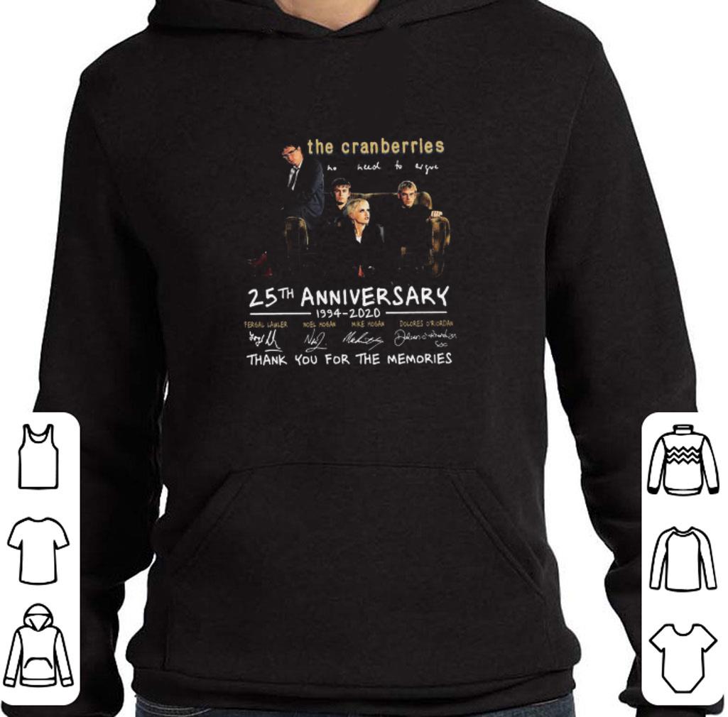 5d6744b2 nice the cranberries 25th anniversary 1994 2020 thank you for the memories signatures shirt 4 - Nice The Cranberries 25th anniversary 1994 2020 thank You for the memories signatures shirt