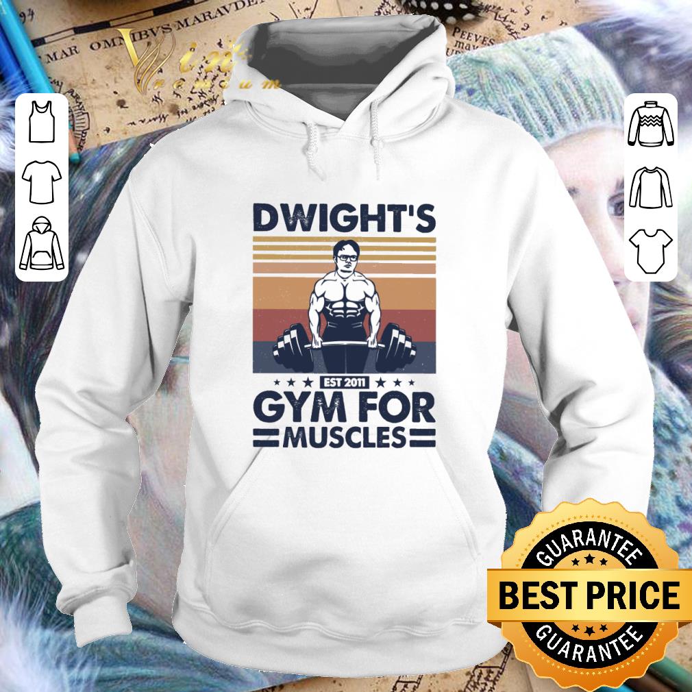 Original Dwight's est 2011 gym for muscles vintage shirt 6a2934af original dwight s est 2011 gym for muscles vintage shirt 4 - Original Dwight's est 2011 gym for muscles vintage shirt