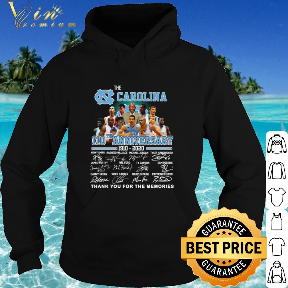 6ec6efff nice the north carolina 110th anniversary 1910 2020 thank you for the memories shirt 4 - Nice The North Carolina 110th anniversary 1910 2020 thank you for the memories shirt