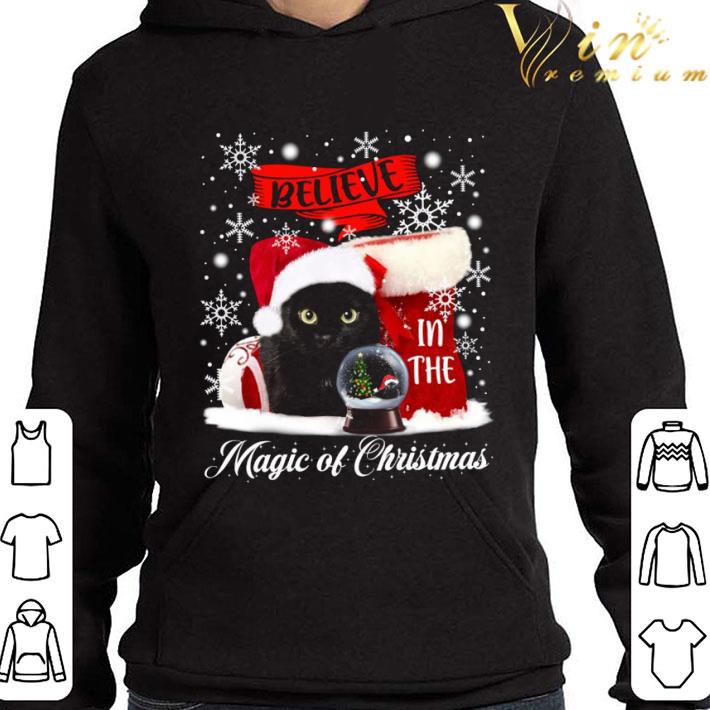 890ee4da black cat believe in the magic of christmas shirt 4 - Black Cat Believe In The Magic Of Christmas shirt