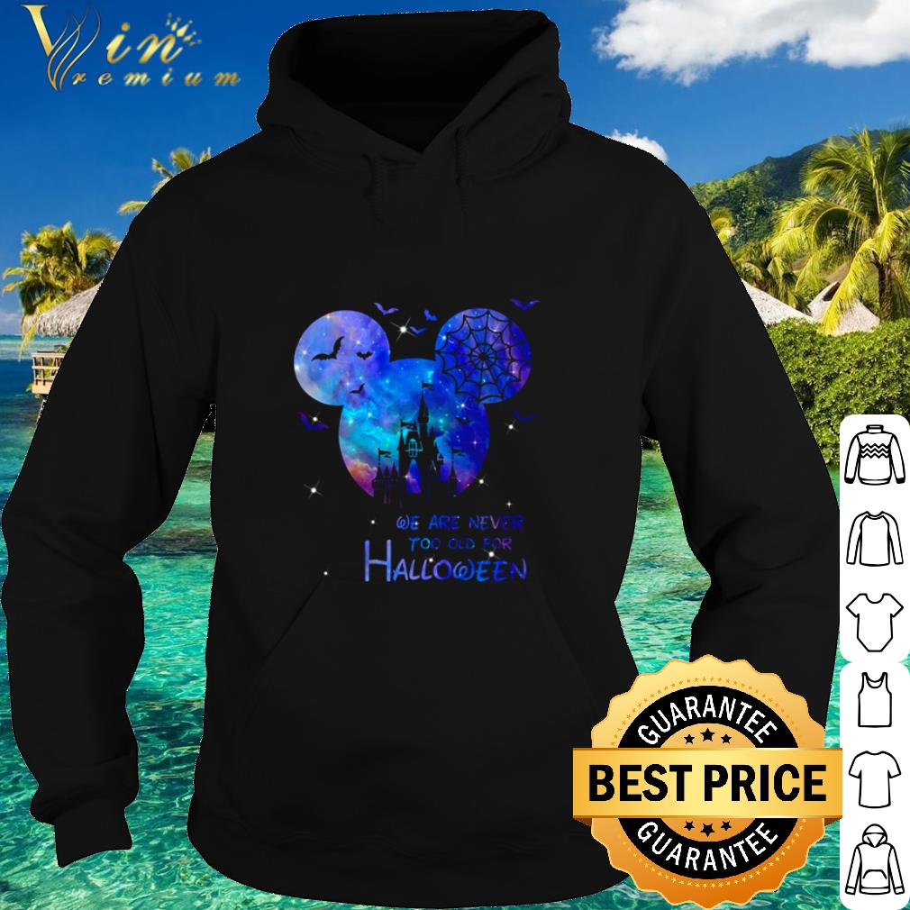 Original Disney Mickey Mouse We are never too old for Halloween shirt 8d9ba7f7 original disney mickey mouse we are never too old for halloween shirt 4 - Original Disney Mickey Mouse We are never too old for Halloween shirt