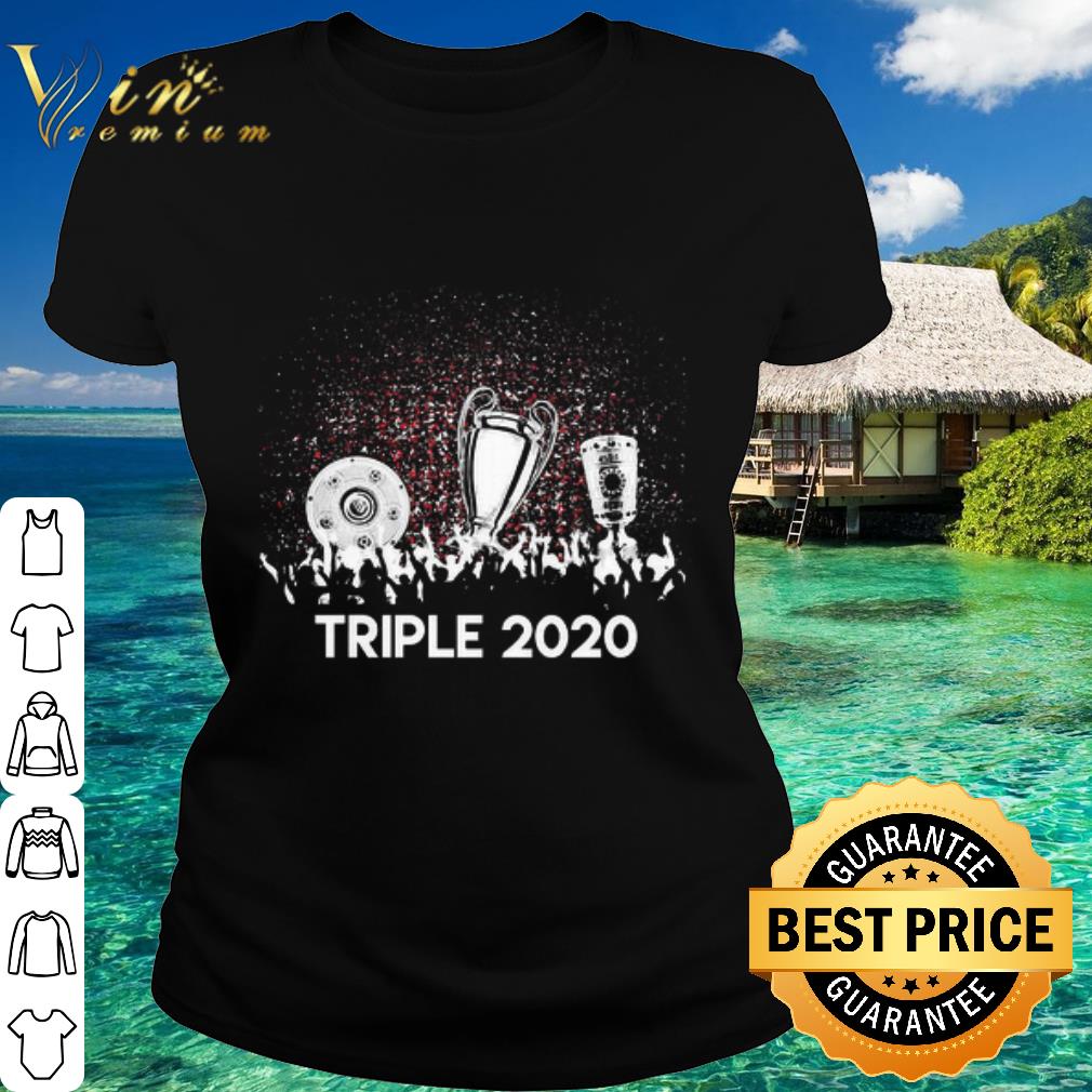 Cool Trophies Triple 2020 Bayern Munich shirt