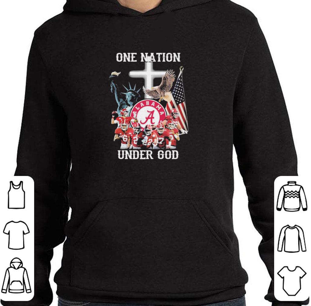 a8599564 nice on nation alabama crimson tide under god american flag shirt 4 - Nice On Nation Alabama Crimson Tide under god American flag shirt