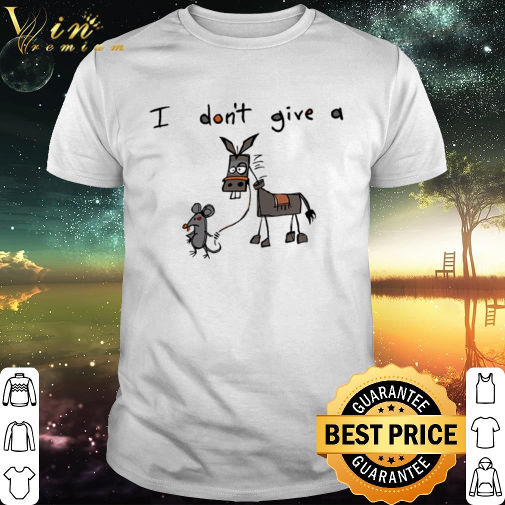 Official I don’t give a mouse walking a donkey shirt