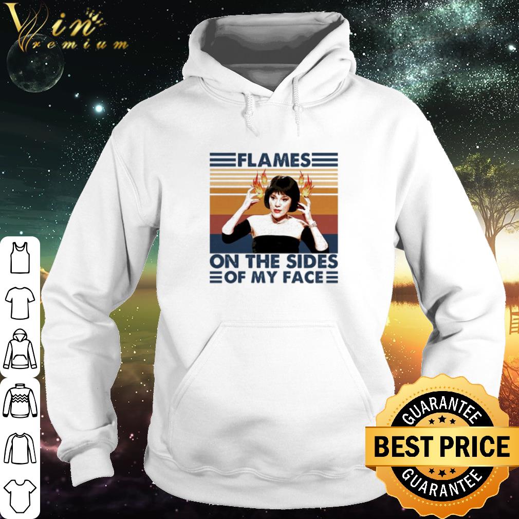 ac409b1e premium flames on the sides of my face vintage shirt 4 - Premium Flames on the sides of my face vintage shirt